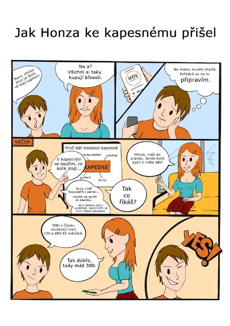 Komiks: Jak Honza ke kapesnému přišel