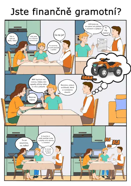 Komiks: Jste finančně gramotní?